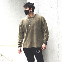 BEESTRONG spring loose fit sweatshirt mens round neck long sleeve training suit outdoor top sports pullover