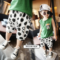Childrens cotton shorts Summer childrens clothing Baby pants Girls boys pants Five-point pants Hot beach pants leggings