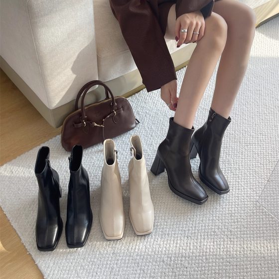 2025 autumn new square toe thick heel medium heel short boots for women versatile fashion slim boots high heels single boot fashion boots
2025 autumn new square toe thick heel medium heel short boots for women versatile fashion slim boots high heels single boot fashion boots