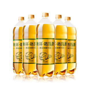 秋林格瓦斯饮料哈尔滨特产面包发酵饮料俄罗斯风味1.5L6大瓶