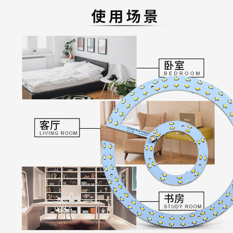 led ceiling lamp retrofit lamp board round dimming led energy-saving lamp retrofit board lamp tube lamp panel wick patch light source led ceiling lamp retrofit lamp board round dimming led energy-saving lamp retrofit board lamp tube lamp panel wick patch light source