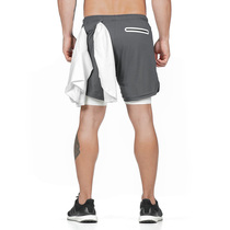 Quick Drying Shorts Mens 2 in 1 Security Pocket Sh
