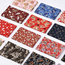 Japanese style fabric Bronzing cotton Home fabric Japanese flower cloth Pure cotton clothing fabric fabric clearance treatment