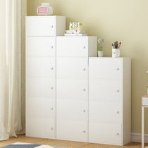 Minimalist bookshelf floor Easy Economy Type corner cabinet door Composition containing cabinet storage stairs Lower shelf bookcase