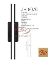 Glass door handle stainless steel large door handle black framed door European handle Chinese wooden door handle Xiangyun