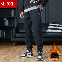 Spring and Autumn Fitting Pants Mens Tide Europe and America Street Loose Retro Simple Fat Harren Casual Pants