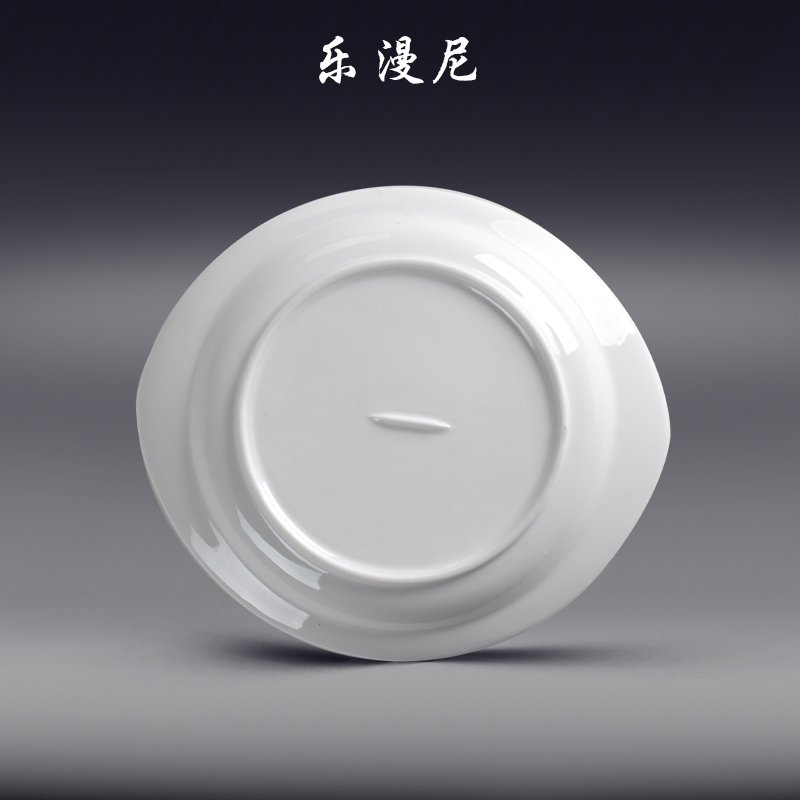 Le diffuse, double - pointed yan wing BaoPan - abnormity tableware joy diffuse hotel of ceramic tableware cooking hot ipads plate