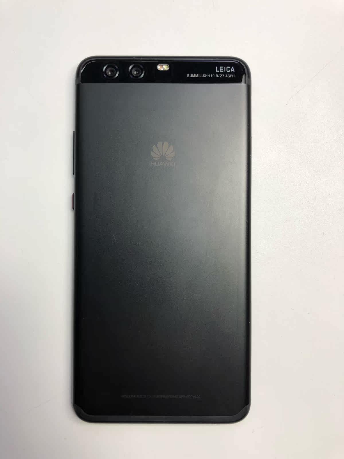 424985 华为p10 plus黑色6 64全网通 85新 磕碰划痕 屏底部轻微黄