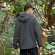 ຈີນ Jordan Men's Black Sports Windbreaker Men's 2024 Spring and Autumn New Windproof Hooded Jacket Men's Jacket