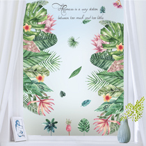Wall Sticker Tropical Plant Multi-Meat Living-room Bedroom Art Cozy Room Door Dormitory Brief Nordic Wall Decoration Stickers
