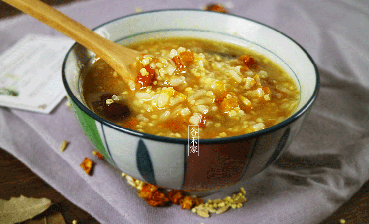 谷禾家出品 红枣燕麦南瓜小米粥2孕妇美颜养胃养生粥原料120g装