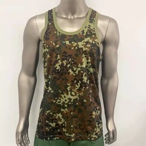 In stock physical training vest mens ice silk hurdle vest sweat-absorbent quick-drying sleeveless shirt narrow shoulder sports tight vest