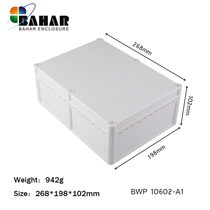 Plastic waterproof box circuit motherboard electronic components instrument instrument shell plastic shell Bahar BWP10602