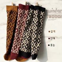 Spring and autumn childrens socks cotton Korean long tube Korean version of ins tide socks Lingge boys and women in autumn and winter high socks