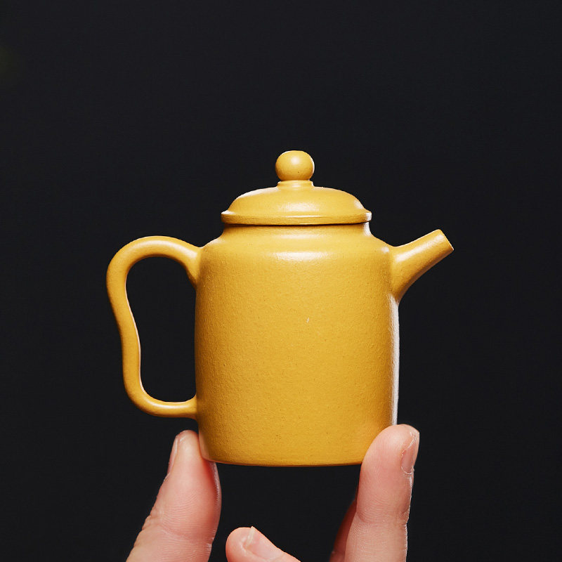 纯全手工紫砂壶原矿黄金段泥小品泡茶壶单人功夫茶具