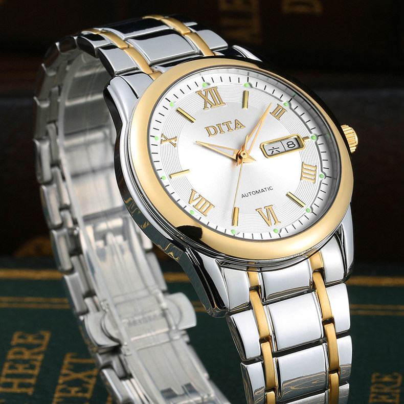 正品新款迪塔dita手表男士全自动机械表镂空腕表男表商务防水时尚