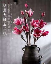 Simulation magnolia fake flower European orchid engineering PE skin flower Foam Magnolia sword orchid silk flower