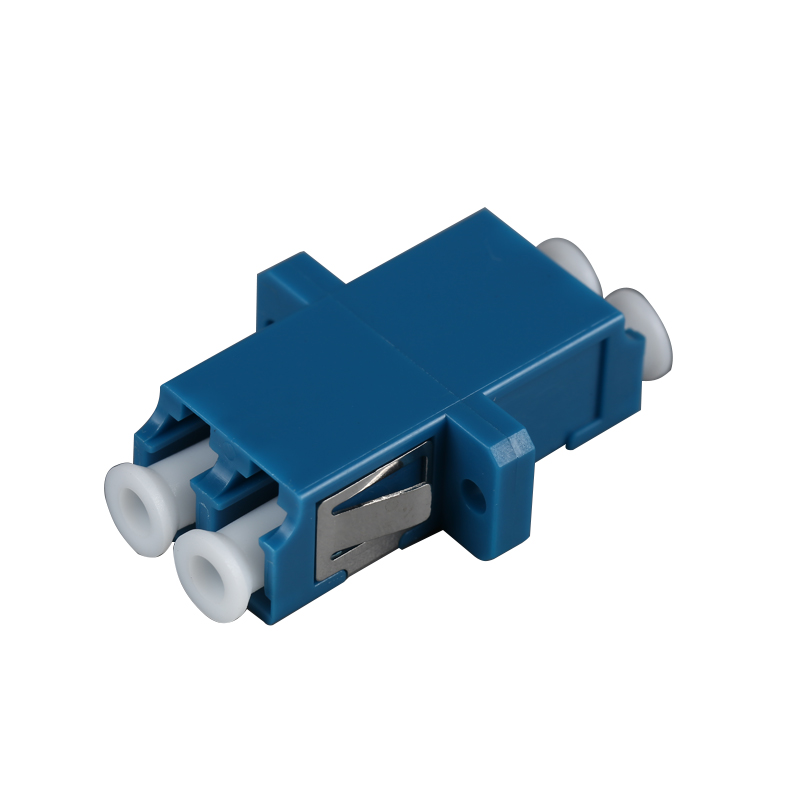 lc simplex flange fiber optic coupler lc-lc flange connector fiber optic adapter carrier grade