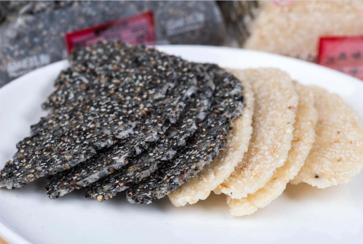 湖北特产孝感麻糖芝麻糖芝麻片传统手工糕点点心零食食品 500克