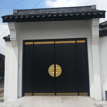 Zinc alloy gate Villa Gate Double Door Open Door to open door rural entrance door to the house Self-built house Home Country