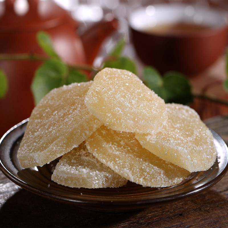 买3送1糖姜片厦门特产糖果蜜饯水果蔬菜干零食粒粒春嫩糖姜丁姜片