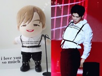 (Clear Bin) 20cm WHITE SHIRT WHITE SHIRT BELT BRACES CAN BE BOUGHT SINGLE