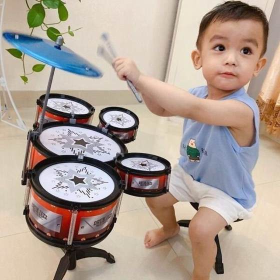 Children's toy drum simulation jazz drum guitar toy percussion instrument early education men and girls 3-9 years old
Children's toy drum simulation jazz drum guitar toy percussion instrument early education men and girls 3-9 years old