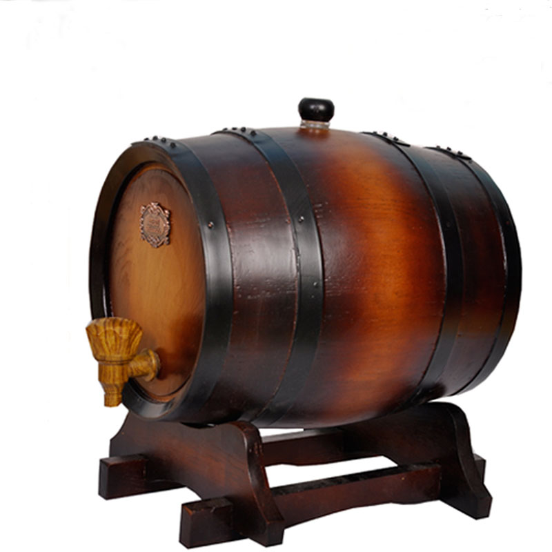 huanze 20 liters constant pressure oak barrel red wine real roasted, glue- and wax- self-brewed red wine in oak barrels