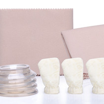 Kaiyan beige piano small four-piece combination piano keyboard Ni rub piano cloth lace pedal set foot pad