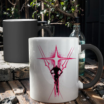 EVA Ronkinus Gun Cartoon Perimeter Creative men and women Glasses Ceramic Discoloration Cup Mark Cup Custom