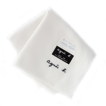 Japan System Imports Agnes B Upscale Mens Pure Cotton Carry-on handkerchief towel Sweat towel black Blue