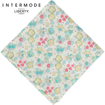Japan system imported KAWABE INTERMODE LIBERTY LADY PURE COTTON YARN PRINTED HANDKERCHIEF HANDKERCHIEF