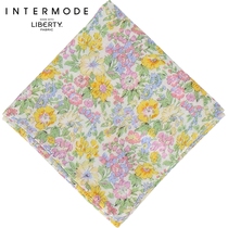 Japan system imported KAWABE INTERMODE LIBERTY LADY PURE COTTON YARN PRINTED HANDKERCHIEF HANDKERCHIEF