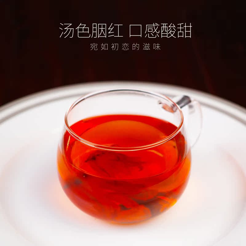 花舞纪洛神花茶玫瑰茄花茶洛神花干花茶罐装花草茶包邮产品展示图4