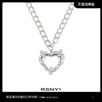 (Xu Yiyang same model) RSNY heart Thorn necklace 2021 new female personality tide simple love choker