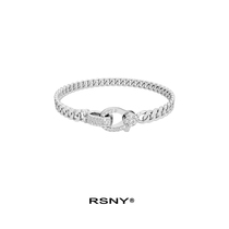 (Lai Meiyun same model) RSNY chain bracelet female ins tide niche design advanced ins simple accessories