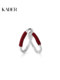 Cartilo Love Silk Couple Ring A 쌍의 틈새 디자인 링 여자 친구를위한 새로운 Sterling Silver 생일 선물 Cartilo Love Silk Couple Ring A 쌍의 틈새 디자인 링 여자 친구를위한 새로운 Sterling Silver 생일 선물