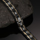 ໄທຮັກເຈົ້າຄົນອັບເດດ: ສາຍແຂນທີ່ສາມາດປັບໄດ້ trendy ຜູ້ຊາຍແລະແມ່ຍິງແມ່ເຫຼັກການດູແລສຸຂະພາບສາຍແຂນ Titanium Steel Jewelry Bracelet DIY engraving