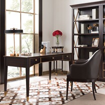 American solid wood desk home adult study furniture set combination antique desk minimalist desk small apartment