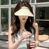 Evening night with the same shade cap female summer sun cap anti-UV shell cap top solar cap shading face in summer