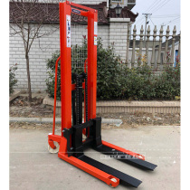 0 5 ton 1T2 tons manual hydraulic fork lift truck stacking high car lift loading and unloading scooters push small carrying carts