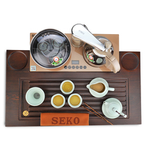 Xingong F168 automatic four-in-one tea set set chicken wing Wood tea tray automatic water electric tea stove