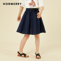 Hermi children's clothing In the summer of 2022 the cotton semiconductor girl's day-to-day minced half-skirt