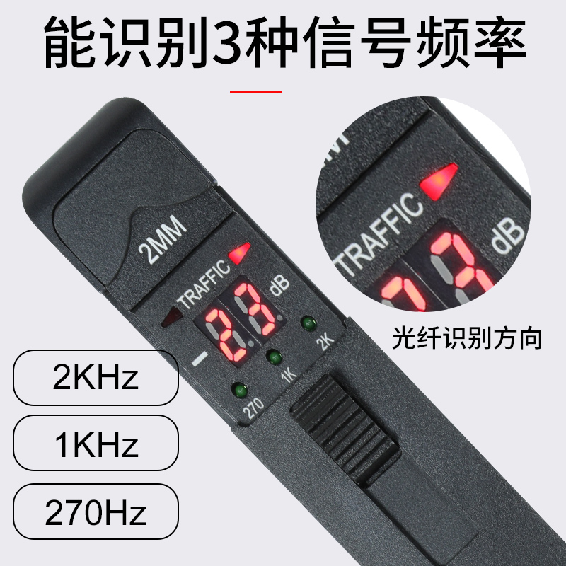 ry3306 optical fiber identifier, error detector, detecting light direction and power value, light direction detector