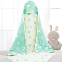 Newborn cotton gauze huddled newborn baby bag baby spring and summer thin swaddling towel wrapped cloth bath towel