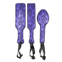 Retro lace printing beat short plush leather spanking SP hand clapping alternative whipping training sex toys