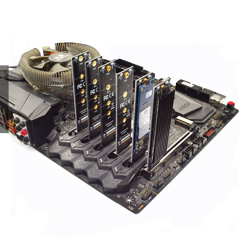 pci-e to m.2 hard drive nvme adapter card intel intel optane ssd hard drive card reader 1x test card