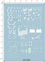 High model HG Seravee Gundam GN-008 Red Angel special water sticker (65186A)