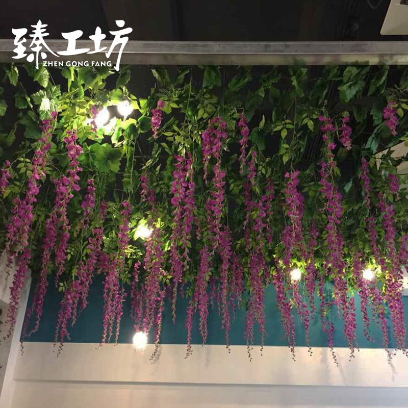 臻工坊 垂直立体植物墙 苔藓植物墙室内装饰绿化墙绿植墙人造草皮产品展示图5