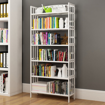 Bookshelf simple storage rack Floor bedroom storage book cabinet simple student office desk childrens finishing rack